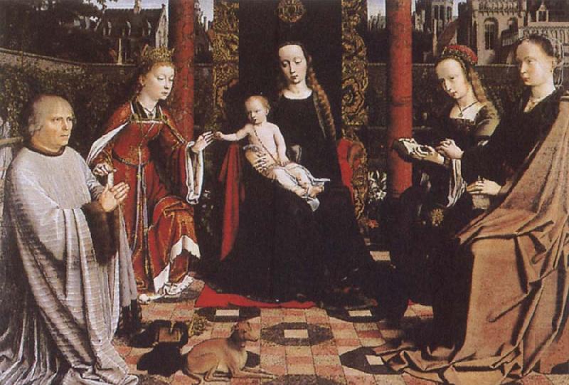 Gerard David The Virgin and Child with Saints and Donor china oil painting image